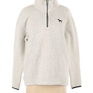 PINK Victoria's Secret White Sherpa Jacket